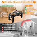 Elevated Dog Bowls for Large Dogs 5 Adjustable Heights 7.5"-15.4", 2 X-Large…