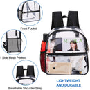USPECLARE Clear Backpack for Stadium Approved 12×6×12 Transparent Bag | Black | Small — 4