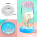 Actvty Round Display Base Silicone Mold with 6Pcs Led Light for Resin Casting, USB Powered for Lamp Resin Molds DIY… — 2