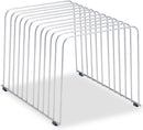 Fellowes Desktop Organizer, 11 Sections, 9" x 11.375" x 8", Wire, Silver (72012) — 1