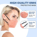 FENFEN KN95 Face Masks Disposable Adults - 50 Pack 5 Layer Protection Dust Breathable Comfortable Respirator Women KN95 Mask Individually Wrapped — 6