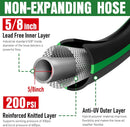 Heavy Duty Garden Hose 50ft, NON-EXPANDABLE Flexible Water Hose, Kink Resistant Lightweight Hybrid Hose, Leakproof Hose Male to Female Fittings — 3
