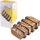 KAILIMENG Puzzle Box, Secret Magic Box with 2 Hidden Compartments Drawers for Coin Money - Brain Teaser Trick Box 3D Wooden Puzzle for Adults — 1
