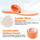 Riemot Lamb's Wool Insoles - Fall and Winter Warm Shoe Inserts for Sneakers, Work Shoes, Hiking Boots - Breathable, Comfortable, Replaceable Soles for Women/Men - White US9 — 3