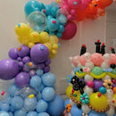 MEBAY Rainbow Balloons Garland Arch Kit, 146Pcs 5 Assorted Color Latex Balloon Different Sizes 18 12 10 5 Inch for Gender Reveal Baby Shower Wedding Birthday Party Decoration | 146-mint Green-purple-yellow-hot Pink-teal — 6