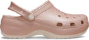 Crocs Women's Classic Platform Glitter Clog – Quartz — 5