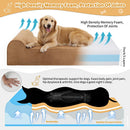 Orthopedic Dog Beds for Large Dogs, 7" Memory Foam Dog Beds with Waterproof…