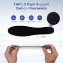Carbon Fiber Insole 1 Pair, FAKILO Carbon Fiber Insoles Shoes Insert for Women Men, Rigid Support for Turf Toe, Foot Fractures, Hallux Rigidus, Mortons Toe- 273 mm — 2