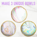 JOiFULi Make Your Own Clay Jewelry Bowls Arts and Crafts Kit for Girls Kids Ages 8 9 10 11 12 Years Old — 3