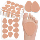 Shynek 55Pcs Metatarsal Foot Pads for Women and Men, Felt Ball of Foot Cushion, Adhesive Neuroma Pads for Feet Soft Forefoot Cushion Pads and Sole Support, Pain Lessen (Skin Color) 1