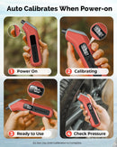 ETENWOLF T300 Plus Tire Pressure Gauge 3-200 PSI with Presta Valve Adaptor — 8