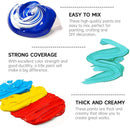 Shuttle Art Acrylic Paint, 15 Pack Acrylic Paint Large Bottle Set, 473ml/16oz Each, 14 Unique Colors and 1 More White, High Viscosity Art Paint for Artists, Beginner & Kids on Rocks Canvas WoodCeramic | 14+1 Colors | 16 Fl Oz (Pack of 15) — 5