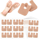 Boao 60 Pcs Callus Pad for Feet U Shaped Horseshoe Metatarsal Corn Cushion 1