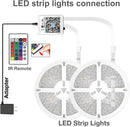 DAYBETTER Led Strip Lights 200 ft (2 Rolls of 100 ft) Ultra Long Smart Light Strips with App Voice Control Remote, RGB Music Sync Color Changing Lights for Bedroom, Kitchen, Party,Home Decoration — 7