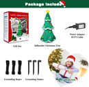 7 FT Tall Christmas Inflatables Tree Decorations Outdoor, Blow up Christmas Tree Yard Decor with LED Lights Star Treetop & Colorful Candy for Xmas Holiday Party Indoor Garden Patio Display Hall Lawn — 6