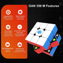 GAN 356 M 3x3 Magnetic Speed Cube, GAN Cube Standard Version with Extra GES, 3x3x3 Magic Cube, Stickerless (ver. 2020) — 2
