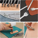 Jupean Leather Working Tools: Leather Tools for Leathers Working Kit | 70 Pcs — 7