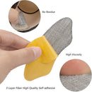 Heel Pads for Shoe that are Too Big, Inserts for Women, Heel Grips for Womens Mens, Protectors Cushion Liners for Blisters Loose Shoes, Comfort Fillers (BeigeBlack 4Pairs) — 2