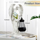 VChymm Solar Angel Outdoor Garden Decor Statues – 13.2 inches Solar Outdoor…