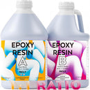 INCLY Epoxy Resin 1 Gallon, Crystal Clear Bubbles Free Resin Supplies — 1