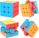3x3 Speed Cube Stickerless with Stand & Tutorial Toy Gift for Boys 6-12 — 4