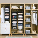 MAX Houser 6 Tier Hanging Closet Organizer with 2 Sturdy Hooks, Grey — 7