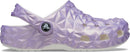 Crocs Unisex Adult Classic Geometric Clog – White/Iridescent — 6