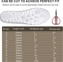 4D Cloud Steppers Insoles for Men Women Shock Absorption Anti - Black(2pairs+scissors) - Men: Us 7-10.5/ Women: Us 8.5-12 — 6