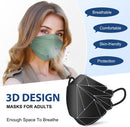 FENFEN KN95 Face Masks Disposable Adults - 50 Pack 5 Layer Protection Dust Breathable Comfortable Respirator Women KN95 Mask Individually Wrapped — 3