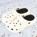 riemot 2 Pairs Memory Foam Wool Insoles for Crocs Clogs,Garden,Nurse,Chef,Wide Toe Box Shoes - Warm Replacement Thin Inserts for Women/Men Black EU38-39/US 6 - 2 Pairs Wool Black — 4