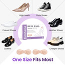 Heel Grips for Women Men Shoes - Kimihome 4 Pairs Heel Pads for Shoes That are Too Big, Heel Cushion Pads for Heel Slipping, Blisters, Friction, Non Slip Comfort Heel Inserts Filler Protectors (Beige) — 7