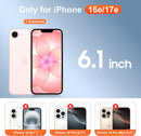 Magnetic for iPhone 17e Case & iPhone 16e Case with Stand, Clear — 2