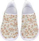 Daily Low Top Slip On Floral Print Sneaker Breath Mesh Insole Shock Absorb Thick Outsole Relax Leisure Shoe - Flora‑e — 1