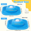 Slow Feeder Dog Bowls & Lick Mat for Liquid and Thick Treat, Anti-Slip Dog Lick Bowl with Interactive Rolling Ball, 5/6 Cup Pup Licking Toy for Large Medium Small Dogs and Cats-Large Blue — 7