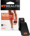 KT Health Blister Prevention Tape – 30 Precut Strips for Blister Protection, Strong Adhesive, Dermatologist Tested, Ideal for Athletes and Active Lifestyles – Black | 3.5” Strips — 1