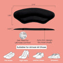 Walkize Anti Slip Heel Grips for Women, Gel Heel Pads, 2 Pairs, Black - Heel Grip Black — 3