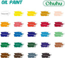 Ohuhu Oil Paint Set, 24 Oil-Based Colors, 12ml/0.42oz x 24 Tubes Non-Toxic | 24 Colors — 5