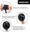 RUBFAC Balloons Black Balloon Arch for Black Birthday Decorations 154pcs — 4