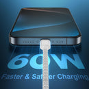 USB C to USB C Cable 6FT+10FT 2Pack 60W iPhone 17 16 15 Charger Cord Long Type C to C Cable Fast Charging for Apple iPhone 17 16 15/Pro/Pro Max/Plus/iPad Pro Air/MacBook/Air/Mini/Samsung Galaxy 2