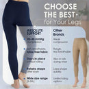 ABSOLUTE SUPPORT Women Compression Leggings 20-30mmHg, Navy, 4X-Large — 6