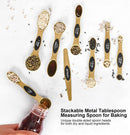 Magnetic Measuring Spoons Set Stainless Steel with Leveler, Stackable Metal Tablespoon Measure Spoon for Baking,… — 5