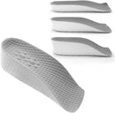 Height Increase Insoles for Men and Women, Foot Arch Contour Shoes Lifts for Men Orthopedic Heel Lift Cushion Gel Leg Discrepancy Balancer (Grey,3 Pairs - 1.5cm 2.5cm 3.5cm) (Grey) — 1