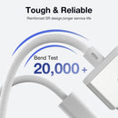 Hugener 140W Magnetic 3 Cable USB-C 6.6FT for MacBook Air Pro Charger 6