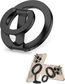 MagSafe Phone Grip Holder Dual-Sided Magnetic Finger Ring with Kickstand photo 1