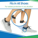 ViveSole Silicone Heel Protectors (2 Pairs) - Gel Guard for Women and Men - Black — 3