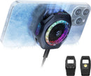 Black Shark Magnetic Phone Cooler 5 Pro - 18 Addressable RGB LEDs, Detachable Grip, APP-Controlled Thermostatic Cooling Fan for iPhone MagSafe/Android/iPad -Gaming/Streaming/Photography photo 1