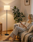 Ambimall Dimmable Floor Lamp with Remote, 9W 900LM LED Bulb Included — 2