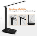 shinelife LED Desk Lamp for Office Home, Bright Desk Light with USB Charging Port, Adjustable Dimmable Desk Lamps 5… — 6