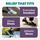 BraceAbility Plantar Fasciitis Insoles - Arch Support Orthotic Shoe Inserts for Women and Men, Achilles Tendonitis, Heel Spurs, High Arch Insoles, Foot Pain Support (S) — 6