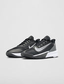 Nike Unisex Adult Precision 7 Basketball Shoes - Black/White/Iron Grey/Smoke Grey — 6